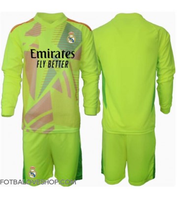 Real Madrid Brankářské Dětské Alternativní Dres 2024-25 Dlouhý Rukáv (+ trenýrky)
